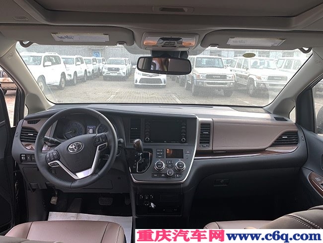 20款丰田塞纳四驱顶配版 金属漆/环影/双天窗现车55.5万