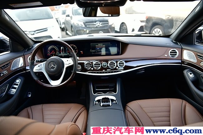 19款奔驰S560加规版 4座/雷达测距/抬显/夜视现车163万