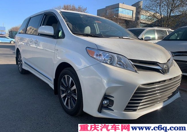 2020款丰田塞纳3.5L四驱XLE版 18轮/天窗/雷测现车54万