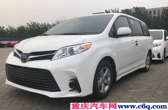 2019款丰田塞纳3.5L两驱版 7座手续/17轮/雷测现车41万