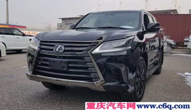 19款雷克萨斯LX570加规版 平行进口黑耀版现车148万优享
