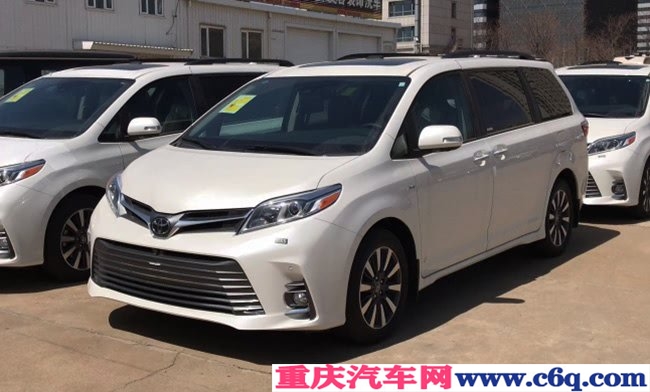 20款丰田塞纳3.5L四驱顶配版 环影/雷测/双天窗现车58万