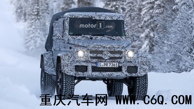曝奔驰G级 4x4新车型谍照